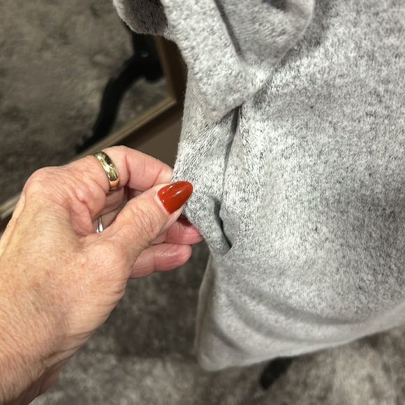 AGB size medium. Gray soft sweater dress. - Picture 4 of 6